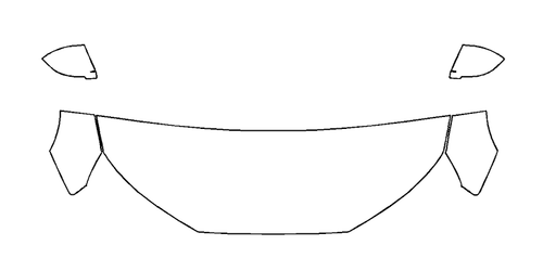 Partial Hood Fender and Mirror PPF Kit | AUDI A4 2020