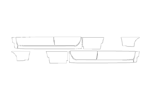 Rocker Panel Kit | CHEVROLET SILVERADO 1500 LT TRAIL BOSS 2024