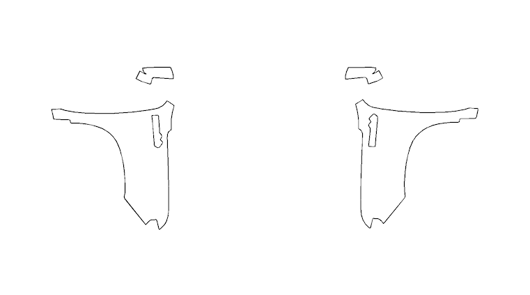 Full Fender and Mirror Kit | CHEVROLET SILVERADO 1500 HIGH COUNTRY 2024