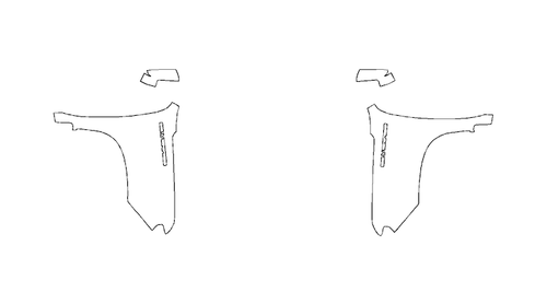 Full Fender and Mirror Kit | CHEVROLET SILVERADO 1500 LTZ 2023