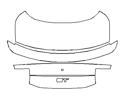 Trunk Lid PPF Kit | FORD MUSTANG FASTBACK GT 2024