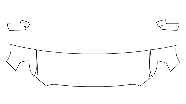 Partial Hood Fender & Mirror Kit | GMC SIERRA 1500 2022