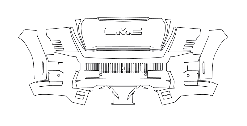 Front Bumper Kit | GMC 1500EV DENALI 2025