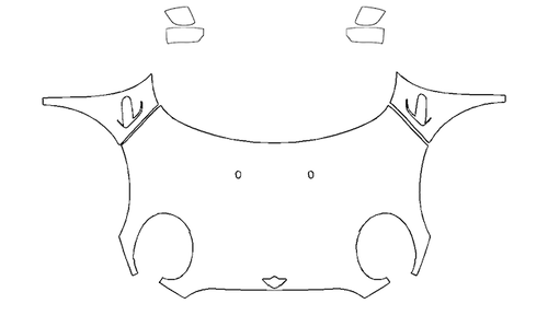 Full Hood Fender and Mirror PPF Kit | MINI HARDTOP 4 DOOR 2021