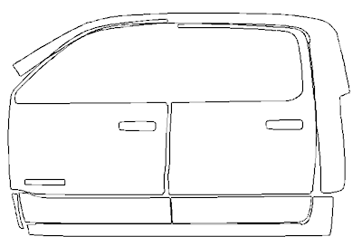 Left Side Cab PPF Kit | RAM 1500 SPORT 2025 