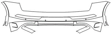 Rear Bumper Kit | AUDI Q5 SPORTBACK S-LINE 2022