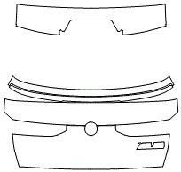 Load image into Gallery viewer, Hatch Kit NOTE - Emblem &amp; Spoiler Placement Inconsistent | BMW X6 M COMPETITION 2020