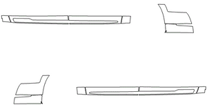 Rocker Panel Kit | CADILLAC ESCALADE ESV 2024