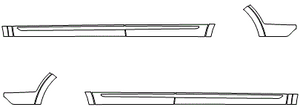 Rocker Panel Kit | Cadillac XT5 2024