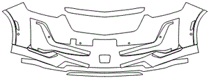 Bumper Kit | CADILLAC XT6 PREMIUM LUXURY 2024