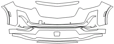 Bumper Kit | CADILLAC XT6 PREMIUM LUXURY 2023