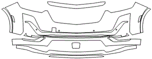 Bumper Kit | CADILLAC XT6 PREMIUM LUXURY 2023