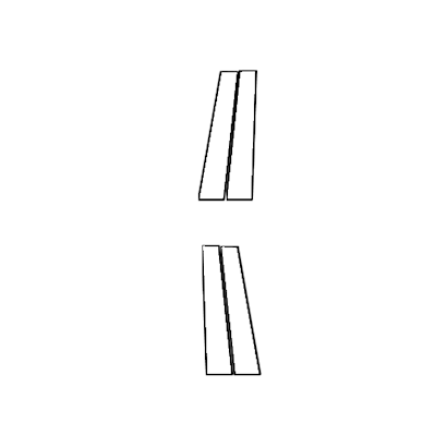 B-Pillar PPF Kit | CHEVROLET TRAVERSE 2025