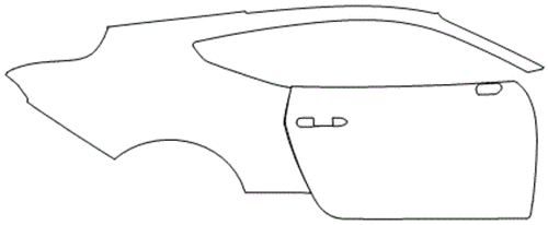 Right Side PPF Kit | FORD MUSTANG FASTBACK GT 2024