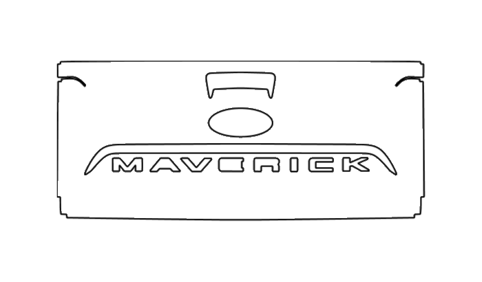 Tailgate PPF Kit | FORD MAVERICK 2024