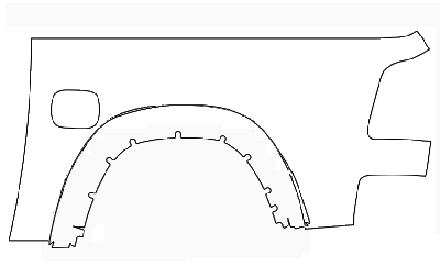 Left Side Box PPF Kit | RAM 1500 SPORT 2025