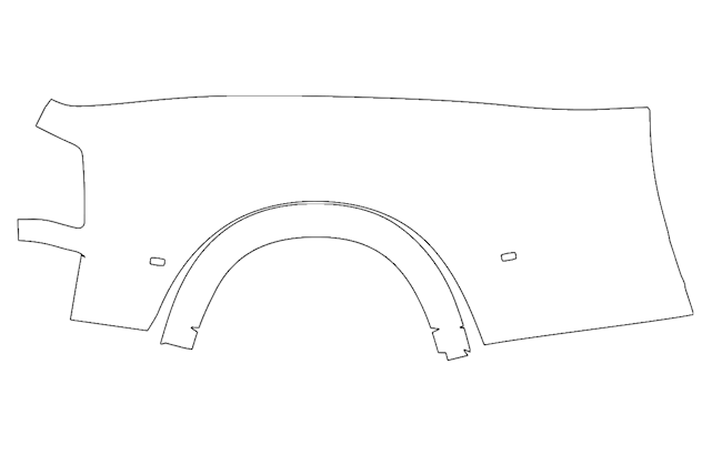 Right Side Outer Bed Panel Kit | RAM 3500 LARAMIE 2026