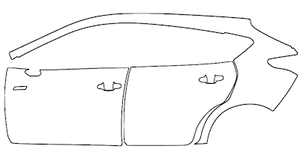 Left Side PPF Kit | SUBARU IMPREZA 2024