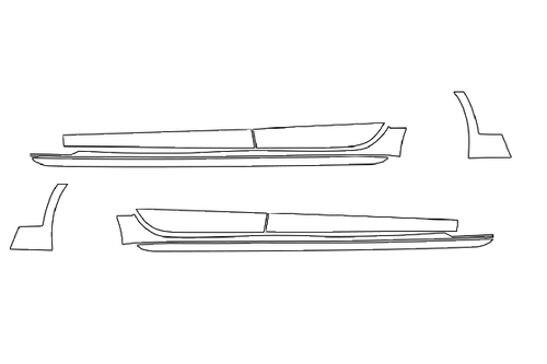 Rocker Panel PPF Kit | AUDI A4 2021