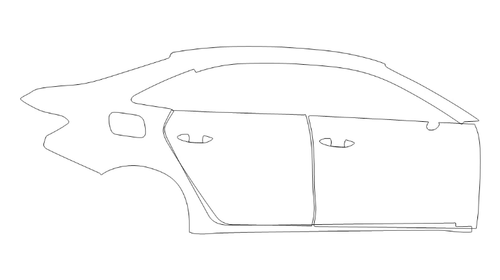 Right Side  PPF Kit | AUDI A3 2023