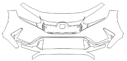 Bumper PPF Kit | HONDA CIVIC TYPE-R 2023