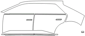 Left Side PPF Kit | HYUNDAI IONIQ 5 2024