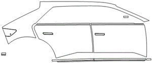 Right Side PPF Kit | HYUNDAI IONIQ 5 2023