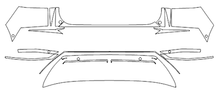 Load image into Gallery viewer, Rear Bumper PPF Kit | HYUNDAI IONIQ 5 2024