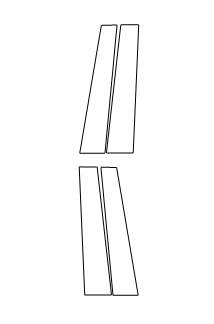 B-Pillar PPF Kit | RAM 1500 SPORT 2025