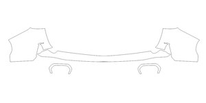 Rear Bumper PPF Kit | SUBARU FORESTER 2025