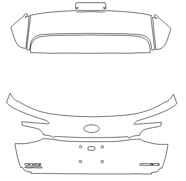 Rear Hatch PPF Kit | SUBARU CROSSTREK 2024