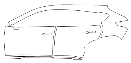 Left Side PPF Kit | SUBARU CROSSTREK 2024