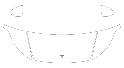 Partial Hood Fender and Mirror PPF Kit | TESLA MODEL Y 2026