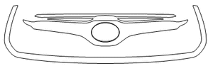 Grille Kit | TOYOTA HIGHLANDER 2023