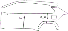 Load image into Gallery viewer, Left Side Kit | TOYOTA RAV4 HYBRID SE 2024