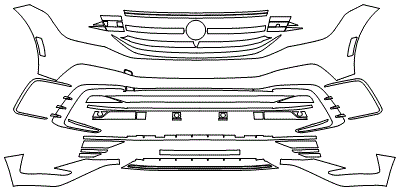 Bumper Kit | VOLKSWAGEN TIGUAN SE R-LINE -- SEL - R-LINE 2023 Bumper Kit | VOLKSWAGEN TIGUAN SE R-LINE -- SEL - R-LINE 2023
