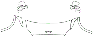 Partial Hood Fender & Mirror Kit | GENESIS GV70 2.5T 2022 Partial Hood Fender & Mirror Kit | GENESIS GV70 2.5T 2022