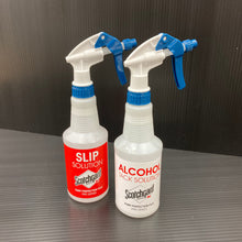 Load image into Gallery viewer, PAIR OF SLIP &amp; ALCOHOL SOLUTION SPRAY BOTTLES (Empty)
