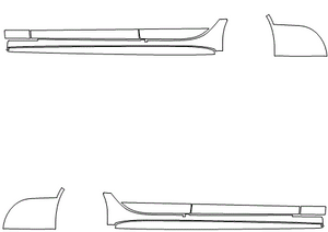 Rocker Panel Kit | JAGUAR XF SEDAN S 2016