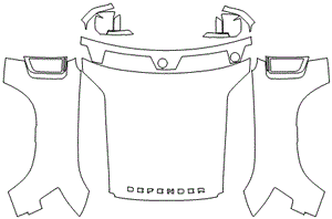 Full Hood & Fender + Mirror Kit | LAND ROVER DEFENDER 90 V8 2023