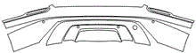Load image into Gallery viewer, Rear Bumper Kit | LAND ROVER VELAR BASE 2019