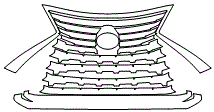 Grille Kit | LEXUS RX 350 BASE 2016