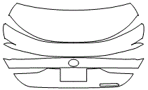 Trunk Lid Kit | LEXUS ES 300h LUXURY - ULTRA LUXURY 2022