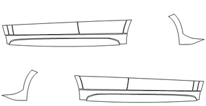 Rocker Panel Kit | MERCEDES BENZ GLE SUV 580 2020