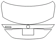  Trunk Lid Kit | MERCEDES BENZ C-CLASS C300 BASE SEDAN 2020