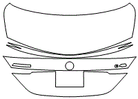 Trunk Lid Kit | MERCEDES BENZ C-CLASS AMG C43 SEDAN 2020