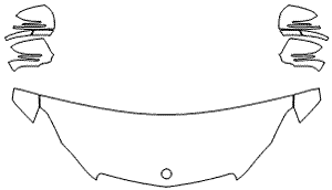 Partial Hood Fender & Mirror Kit | MERCEDES-BENZ E-CLASS COUPE 400 SPORT 2017