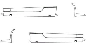 Rocker Panel Kit | MERCEDES-BENZ E-CLASS CABRIOLET 450 AMG LINE 2019