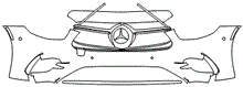 Load image into Gallery viewer, Bumper Kit | MERCEDES-BENZ E-CLASS CABRIOLET 450 AMG LINE 2020