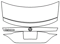Load image into Gallery viewer, Trunk Lid Kit | MERCEDES BENZ CLS COUPE 400 550 2018